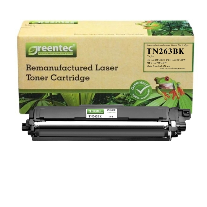 Mưc in Greentec Brother TN263BK