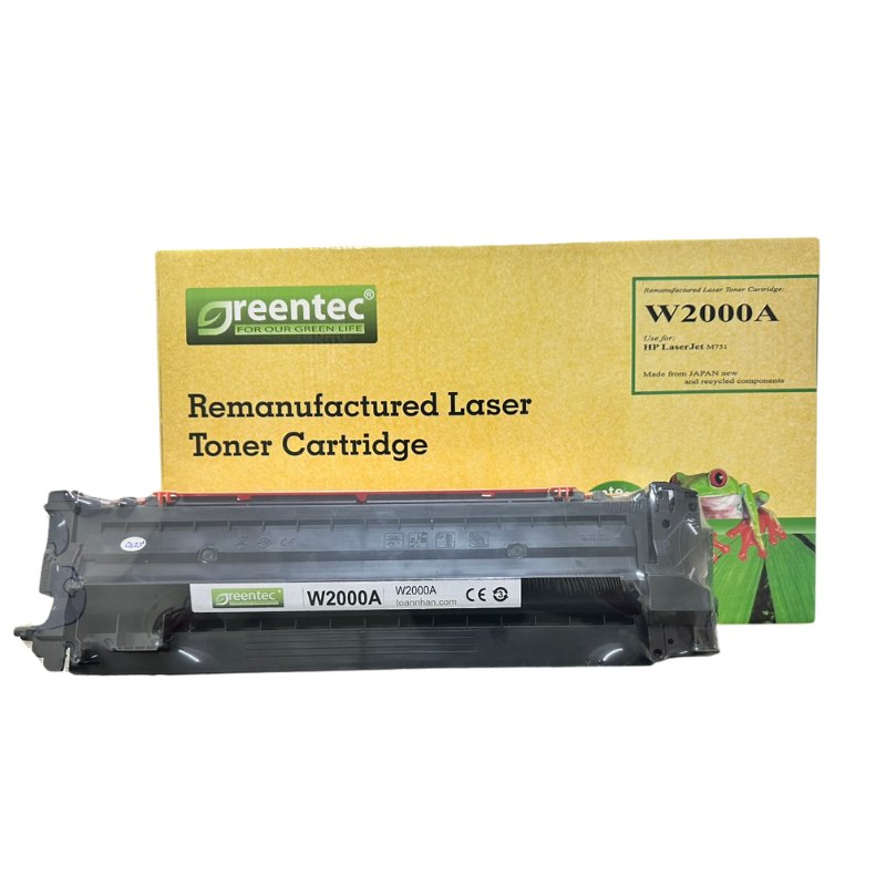 Hộp mực thay thế Greentec HP W2000A (đen) hiệu suất cao, tương thích cho máy in HP - Hình 3