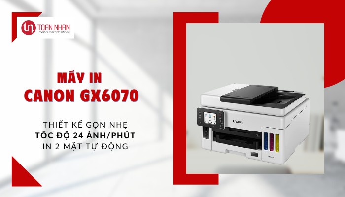 Tốc độ in ấn vượt trội của Canon GX6070