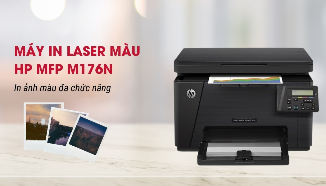 Máy in laser màu HP Color LaserJet Pro MFP M176n - Hình 6