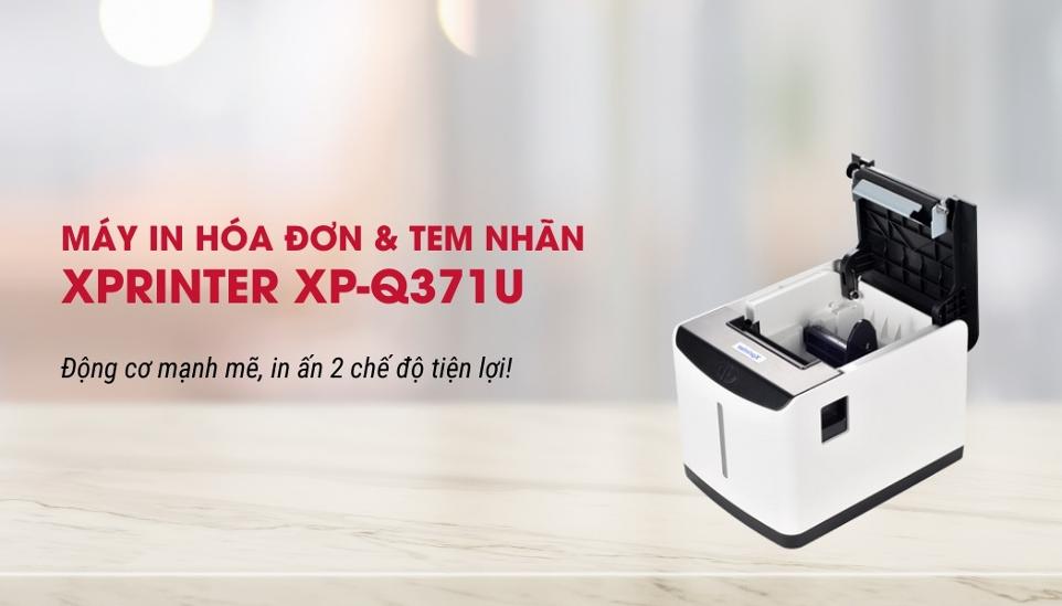 Máy in hoá đơn & tem nhãn Xprinter XP-Q371U - Hình 4