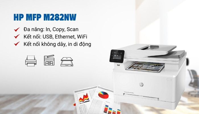 Máy in HP Color LaserJet Pro MFP M282nw - Hình 5