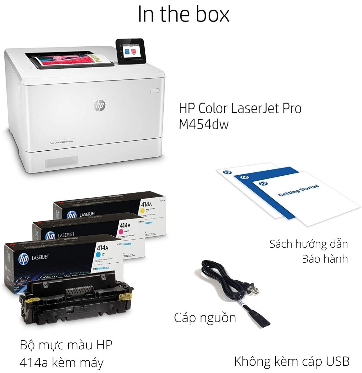 Máy in laser màu HP Color LaserJet Pro M454dw - Hình 8