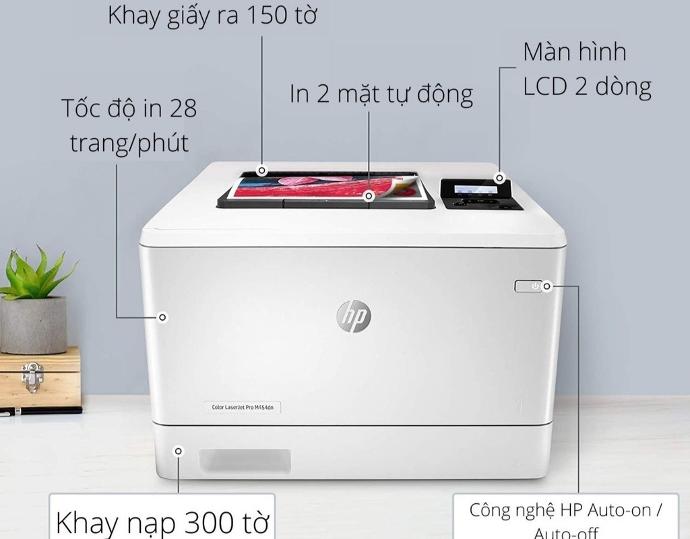 Máy in laser màu HP M454dn
