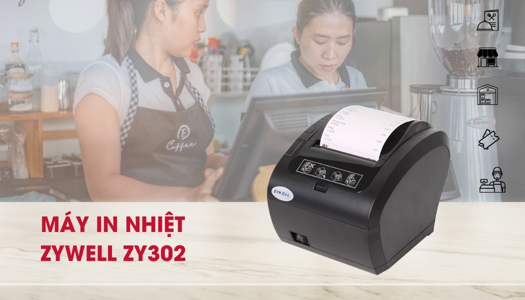 Máy in hóa đơn Zywell ZY302