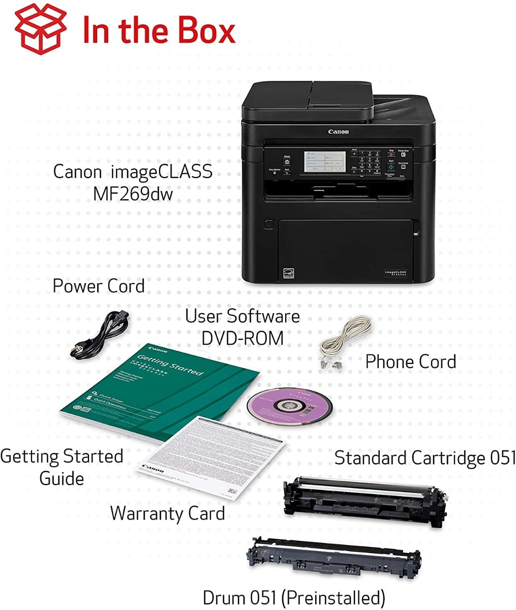 Máy in đa chức năng Canon MF269DW - Hình 3