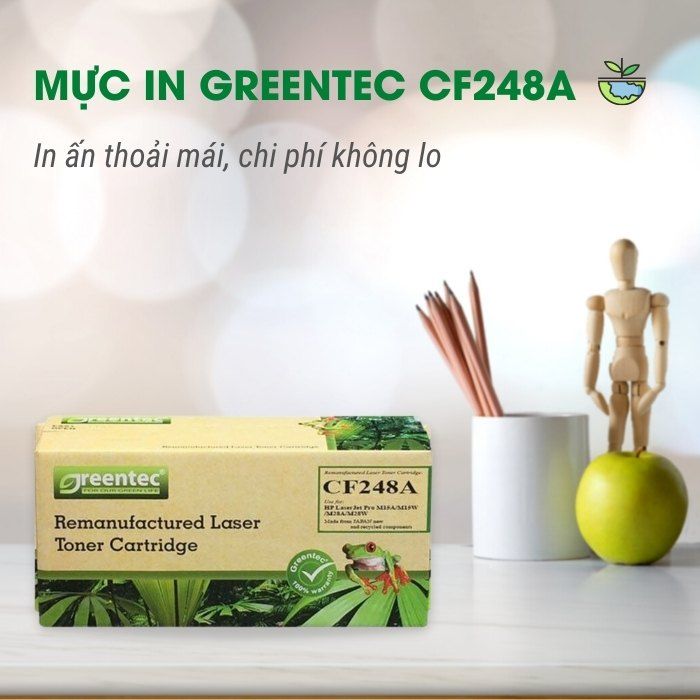 Hộp mực thay thế Greentec HP CF248A (đen) hiệu suất cao, tương thích cho máy in HP - Hình 2