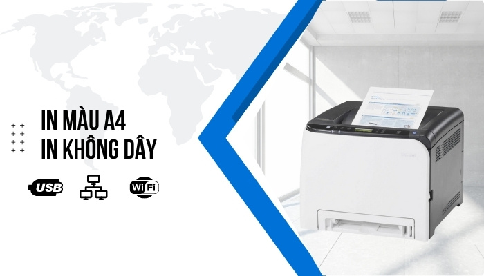 Máy in Laser màu Ricoh SP C260DNW - Hình 4