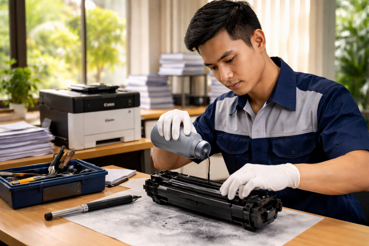 Dịch Vụ Nạp Mực Máy In Phường Sài Gòn Tận Nơi Giá Rẻ - Mai Hoàng