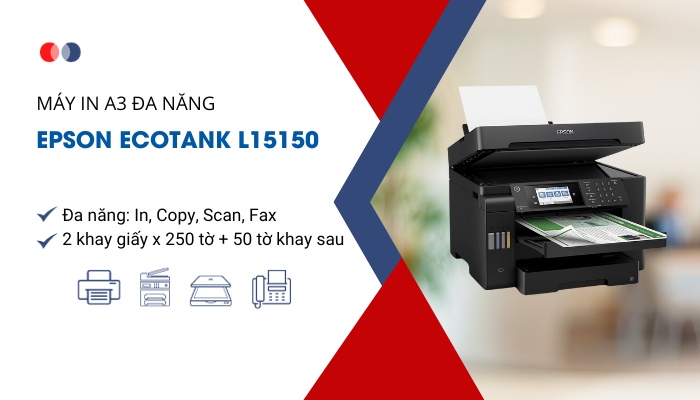 Máy in phun Epson Ecotank L15150 - Hình 5