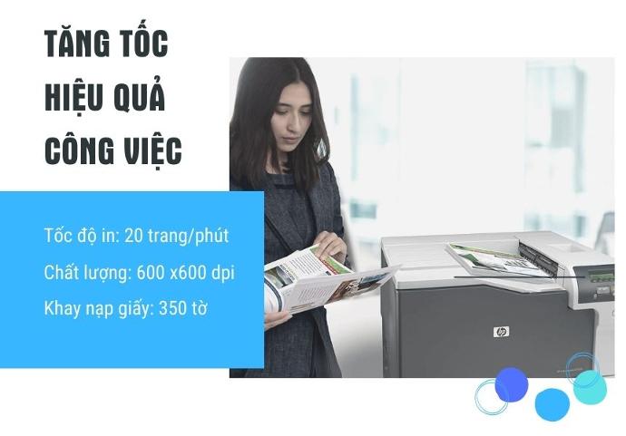 Máy in laser màu đơn năng HP CP5225DN Khổ A3 - Hình 7