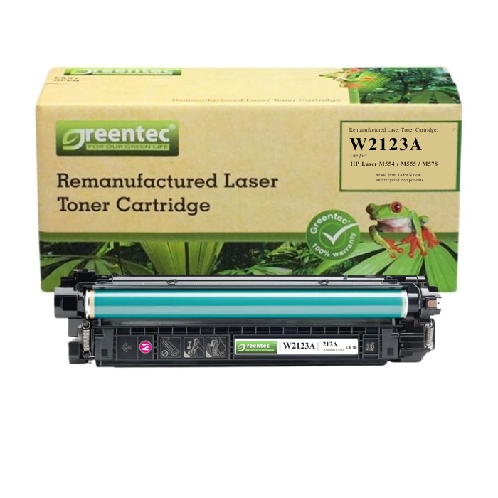 Mực in laser Greentec HP 212A (Đỏ ) W2123A