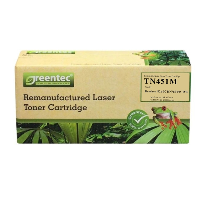 Mực in laser Greentec Brother TN451M - Hình 3