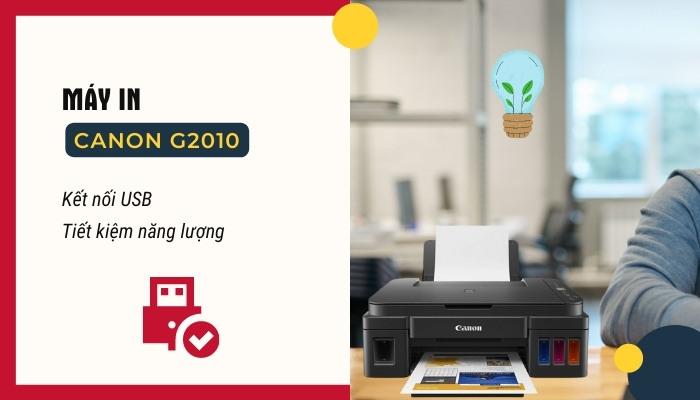 Kết nối và tính năng tiết kiệm điện trên máy in Canon