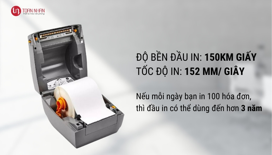 Máy in mã vạch Zebra ZP888 - Hình 5