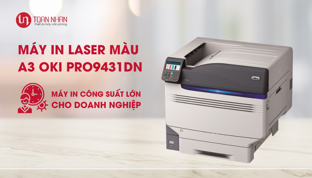 Máy in laser màu A3 Oki Pro9431DN - Hình 3