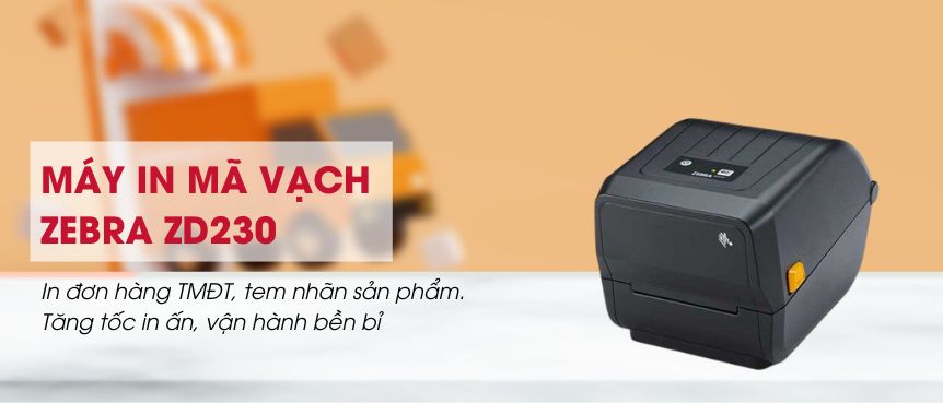 Máy in mã vạch Zebra ZD230 - Hình 3