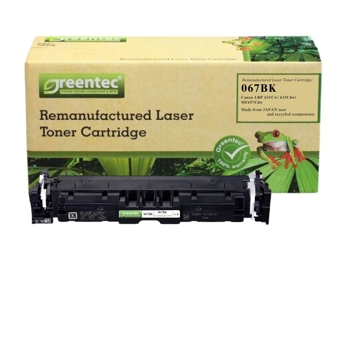 Mực in laser màu Greentec 067BK