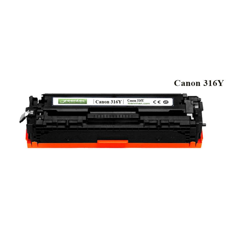 Hộp mực thay thế Greentec Canon 316Y (vàng) hiệu suất cao, tương thích cho máy in HP - Hình 2