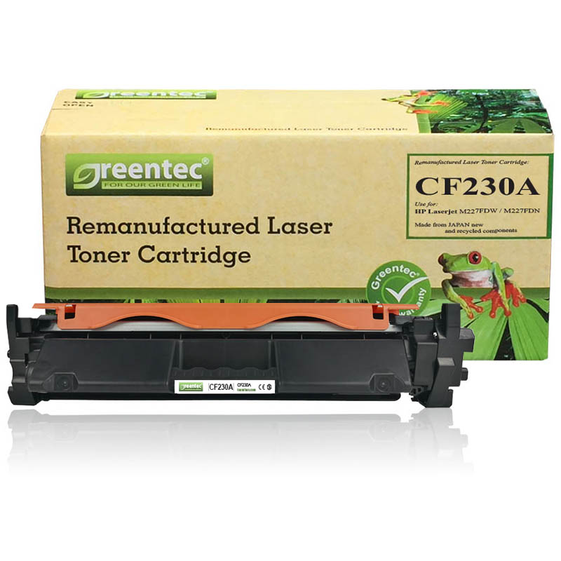 Hộp mực thay thế Greentec HP CF230A (đen) hiệu suất cao, tương thích cho máy in HP