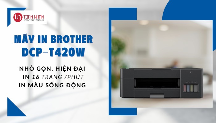Máy in phun màu Brother DCP-T420W - Hình 4