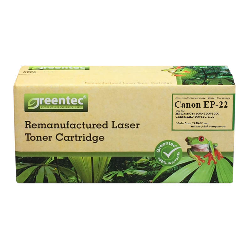 Hộp mực thay thế Greentec Canon EP-22 (đen) hiệu suất cao, tương thích cho máy in Canon - Hình 3