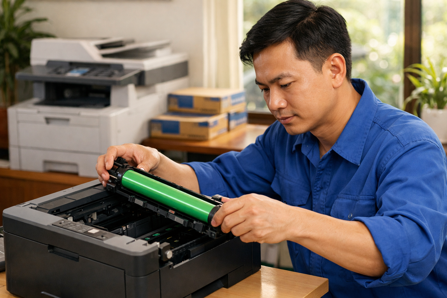 Báo giá thay trống (drum) máy in Brother mới nhất tại Mai Hoàng