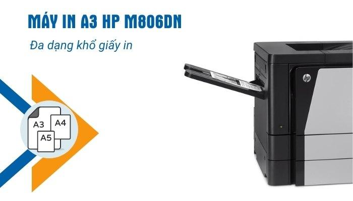 In ấn khổ A3 với HP M806dn
