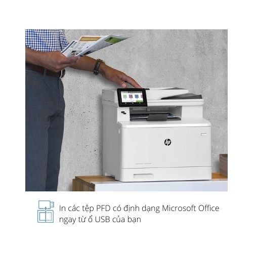Máy in laser màu HP LaserJet Pro MFP M479fdn - Hình 7