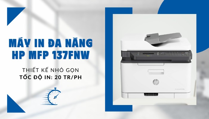 Máy in laser đa năng HP MFP 137FNW - Hình 4