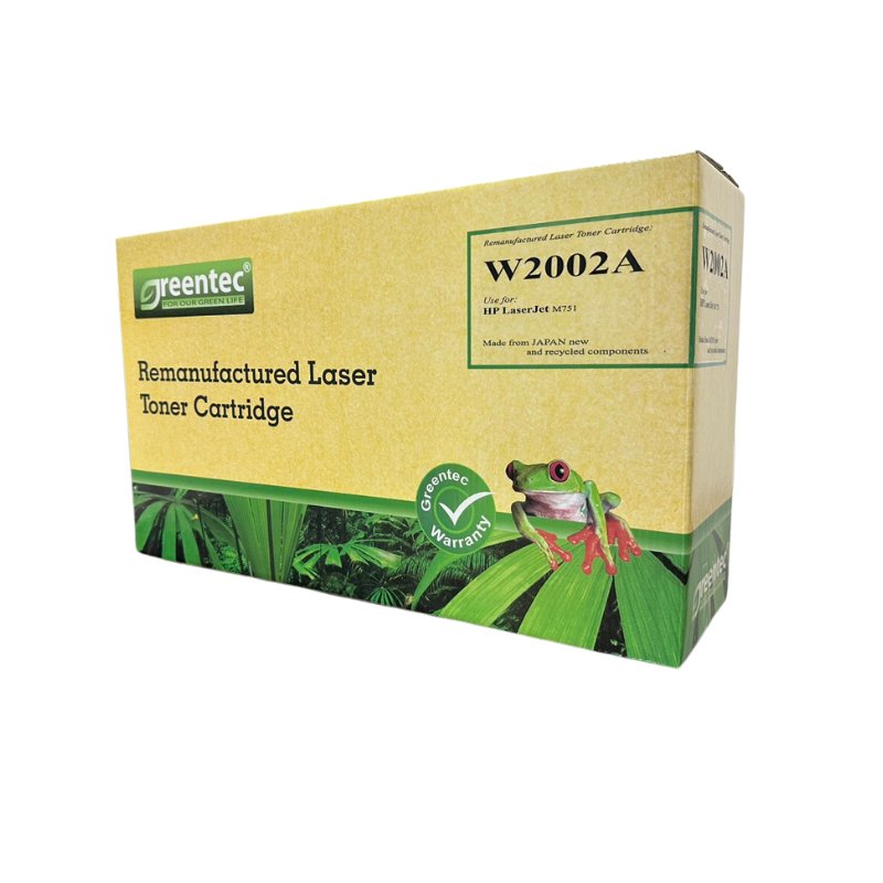 Hộp mực thay thế Greentec HP W2002A (vàng) hiệu suất cao, tương thích cho máy in HP - Hình 2