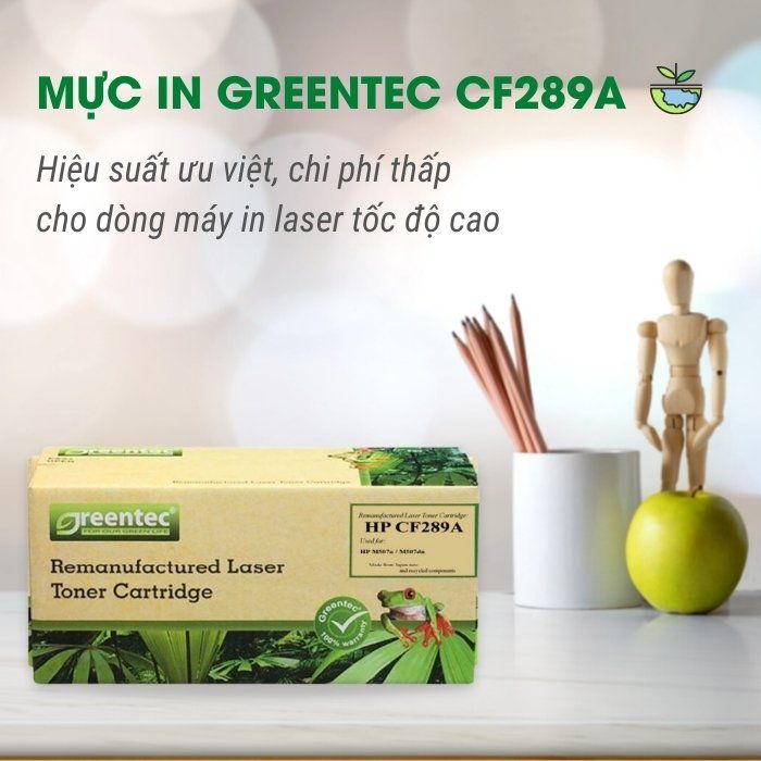 Hộp mực thay thế Greentec HP CF289A (đen) hiệu suất cao, tương thích cho máy in HP - Hình 3
