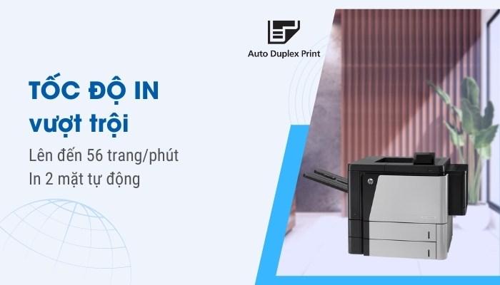 Hiệu suất máy in HP M806dn