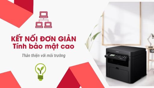 Cổng kết nối an toàn của Canon MF241D Kết nối USB trên máy in Canon