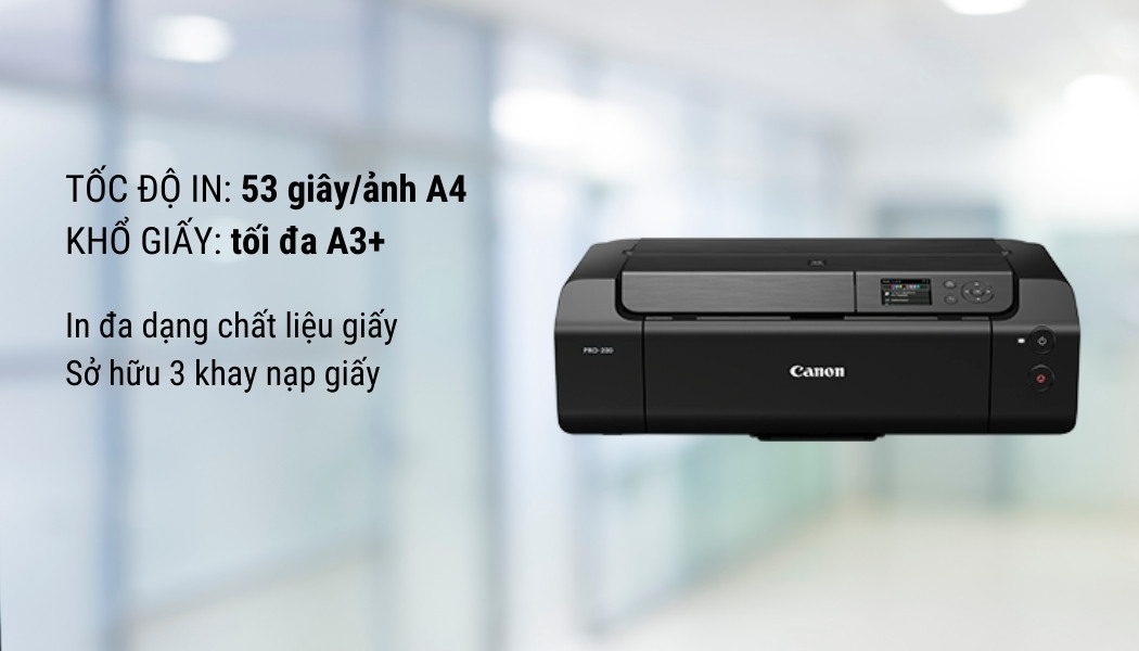 Máy in phun màu A3 Canon PIXMA PRO-200 - Hình 6