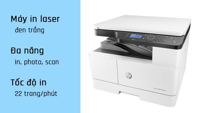 Máy in A3 HP LaserJet MFP M438DN - Hình 5