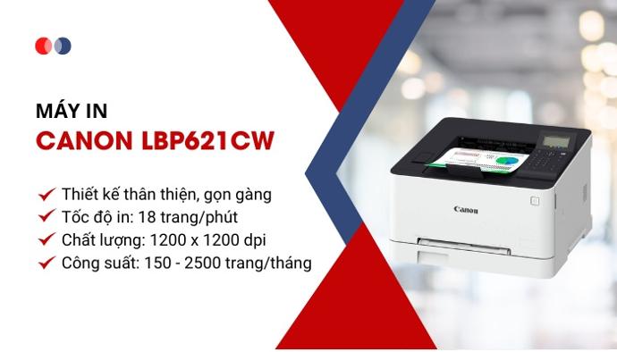 Máy in laser màu Canon LBP 621Cw Tổng quan máy in Canon LBP 621Cw