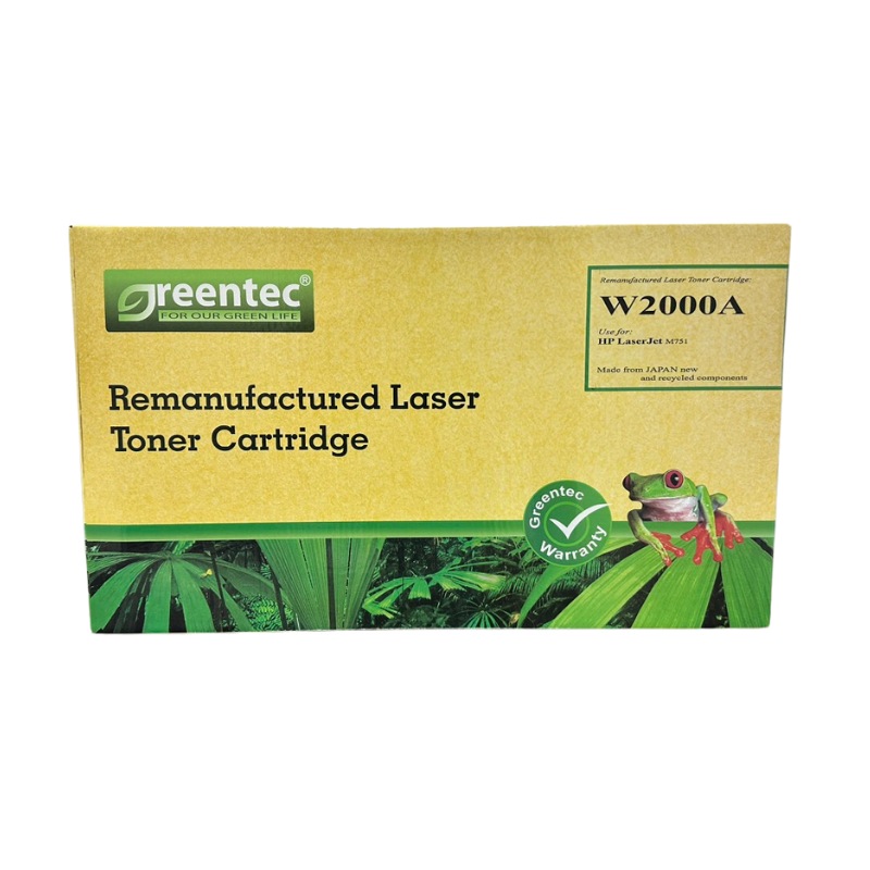 Hộp mực thay thế Greentec HP W2000A (đen) hiệu suất cao, tương thích cho máy in HP