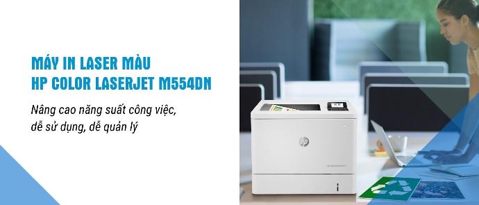máy in laser màu HP M554dn máy in laser màu HP M554dn