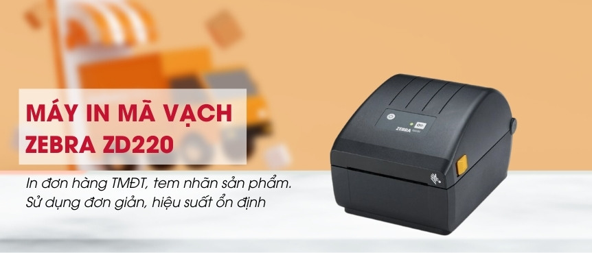 Máy in mã vạch Zebra ZD220