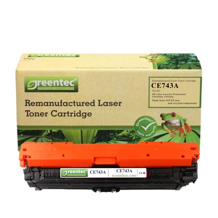 Mực in laser màu Greentec CE743A