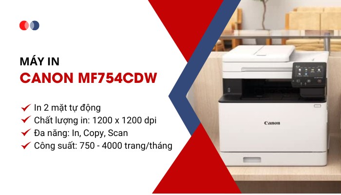 Chất lượng in ấn màu Canon MF754Cdw