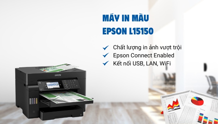 Máy in phun Epson Ecotank L15150 - Hình 6