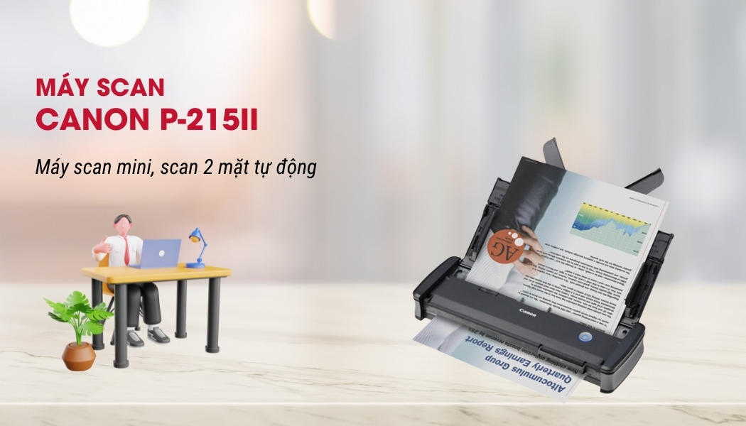 Máy scan Canon P-215II chính hãng