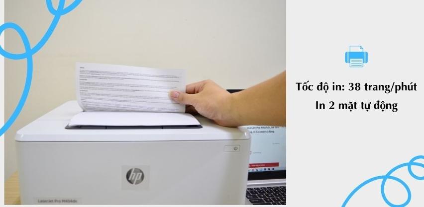 Máy in HP LaserJet Pro M404dn - Hình 8