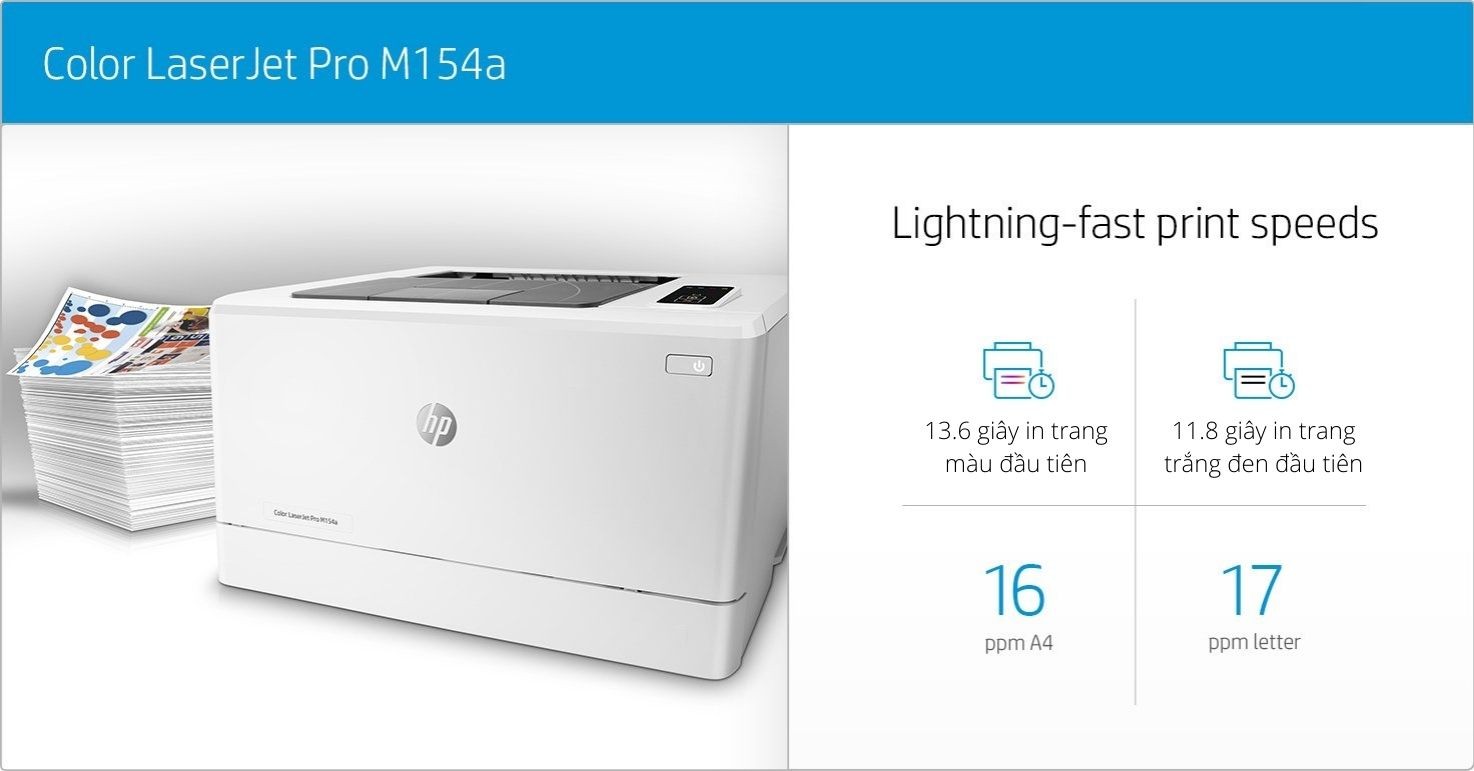 Máy in laser màu HP Color LaserJet Pro M154A - Hình 7