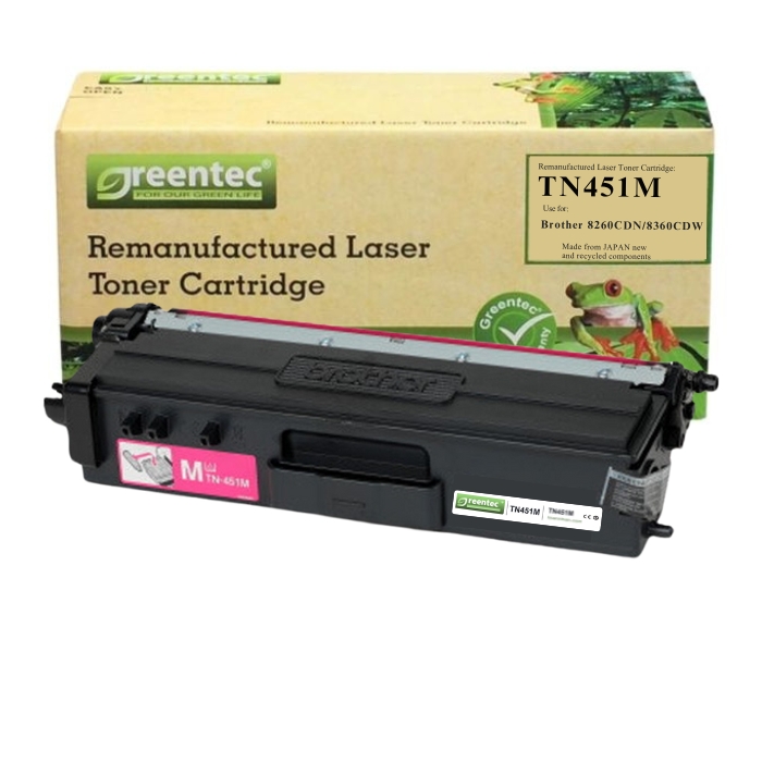 Mực in laser Greentec Brother TN451M