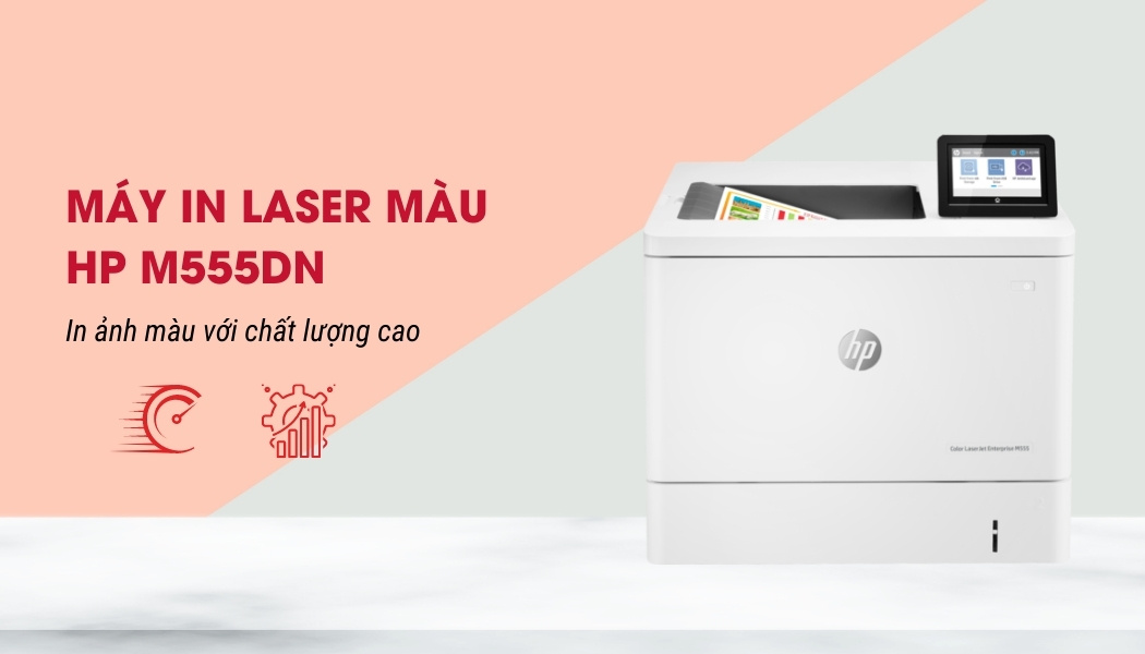Máy in laser màu HP Color LaserJet Enterprise M555dn - Hình 4