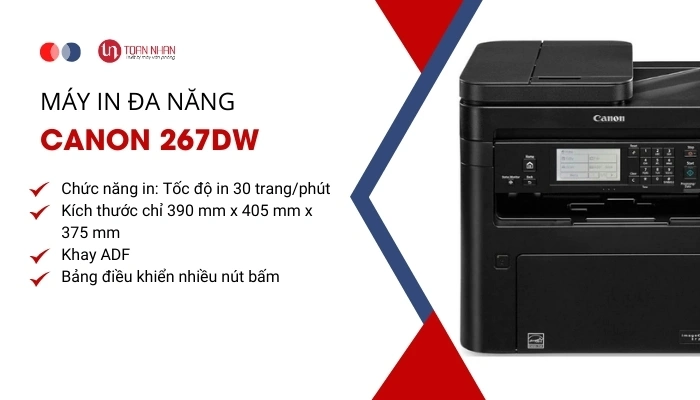 Đặc điểm nổi bật máy in Canon 267DW Đặc điểm nổi bật máy in Canon 267DW