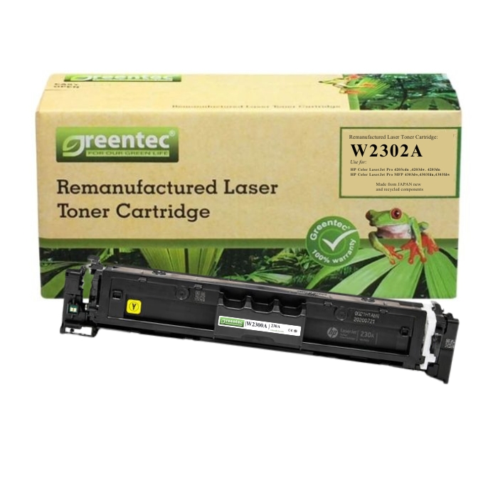 Mực in laser màu Greentec HP 230A (Vàng) W2302A